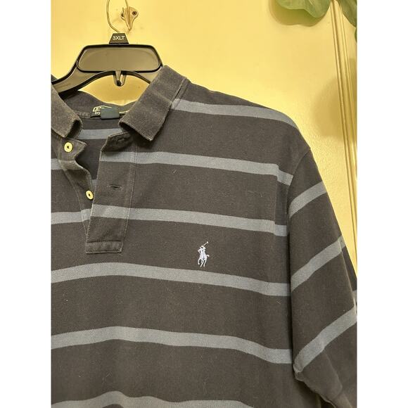 Polo Ralph Lauren Preppy Nautical Stripes Coastal Casual Polo - Picture 4 of 8